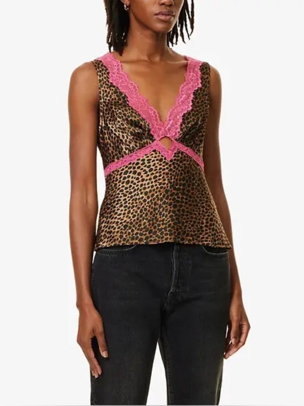 Reformation Alicelyn silk top / size 2